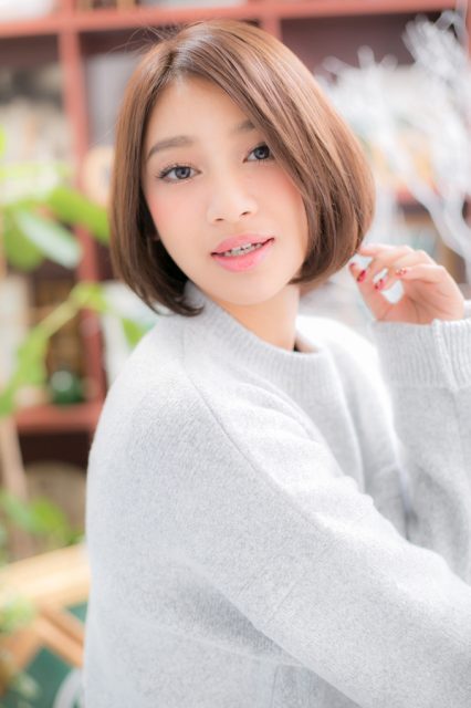 好印象なフェミニンボブ
