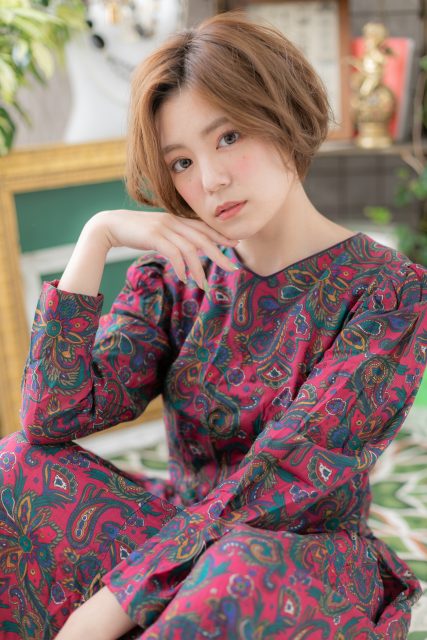 アシンメトリー大人ボブ外国人風グラマラス