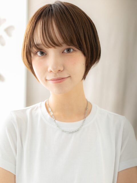 大人可愛い似合わせ小顔ショート20代30代