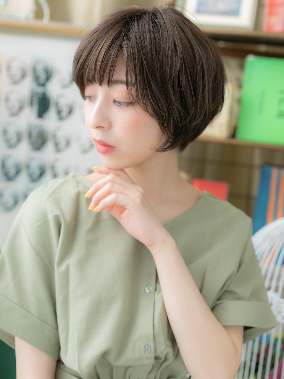 大人マッシュステップボーンカット30代