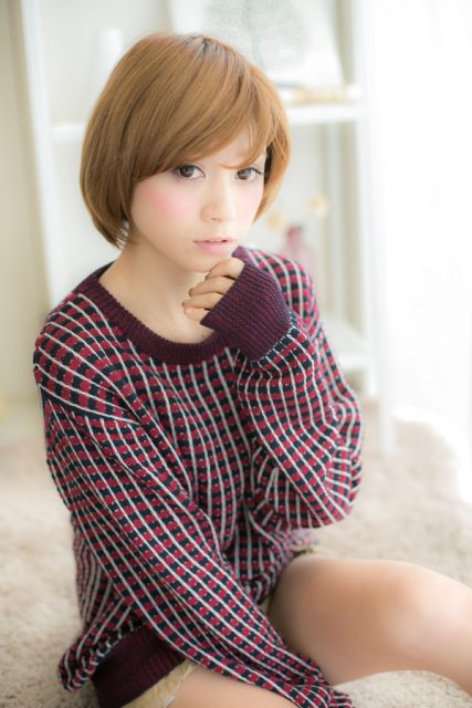 シンプル可愛い★ヌーディボブ