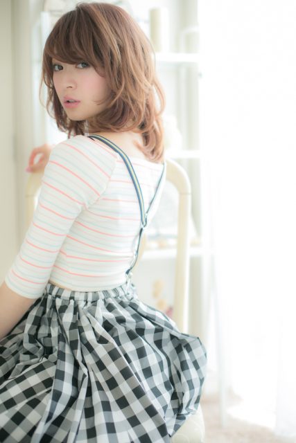 ゛うるツヤ゛ウェーブで...☆ガーリーセミディ