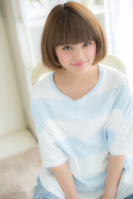 好感度up♪なガーリーふわボブ