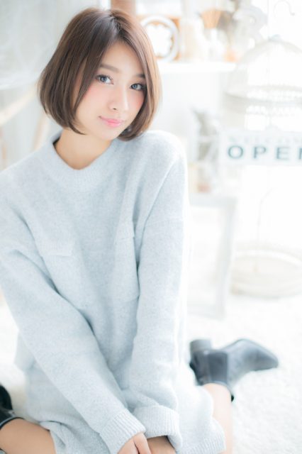 好印象なフェミニンボブ
