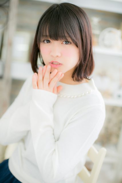 黒髪でも可愛い☆伸ばしかけボブ