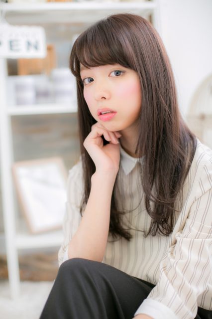 清楚な小悪魔ロング