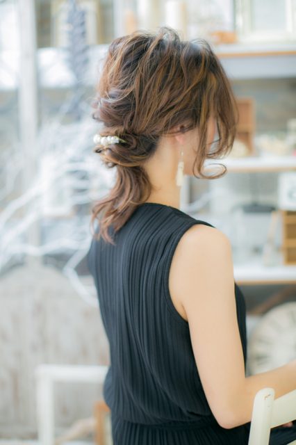 フェミニンな‥ルーズアレンジ