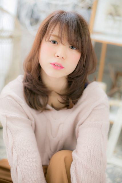 大人かわいい☆うぶバングミディ