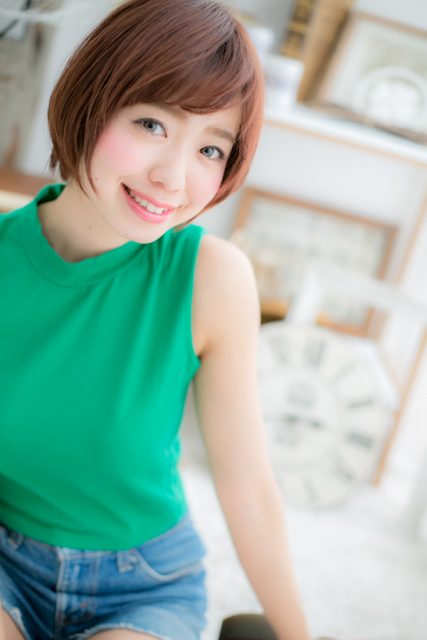 大人ガーリーショート