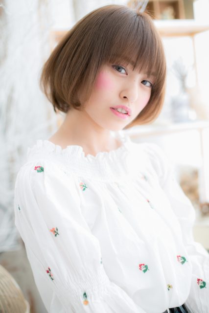 大人ピュア♪グラデーションボブ