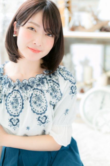 前下がりエレガント大人ボブ