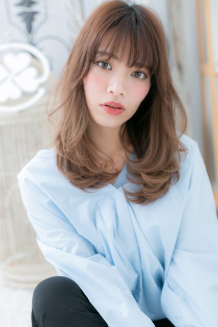 外国人風エアリーロングでラブグラマラス！