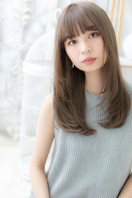 肌透き通る透明感＊小顔マーメイドアッシュ