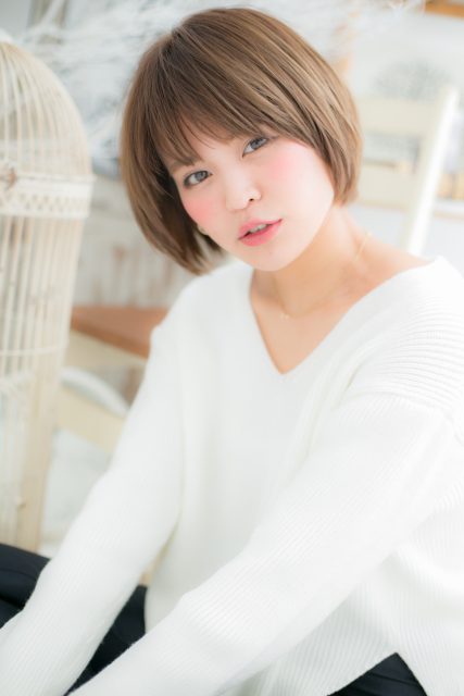 自然体の魅力♪万能ショートボブ