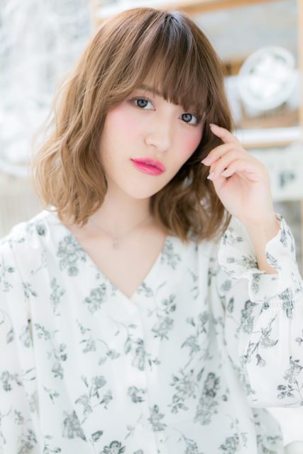 くせ毛風シフォンカールでふんわり感MAX