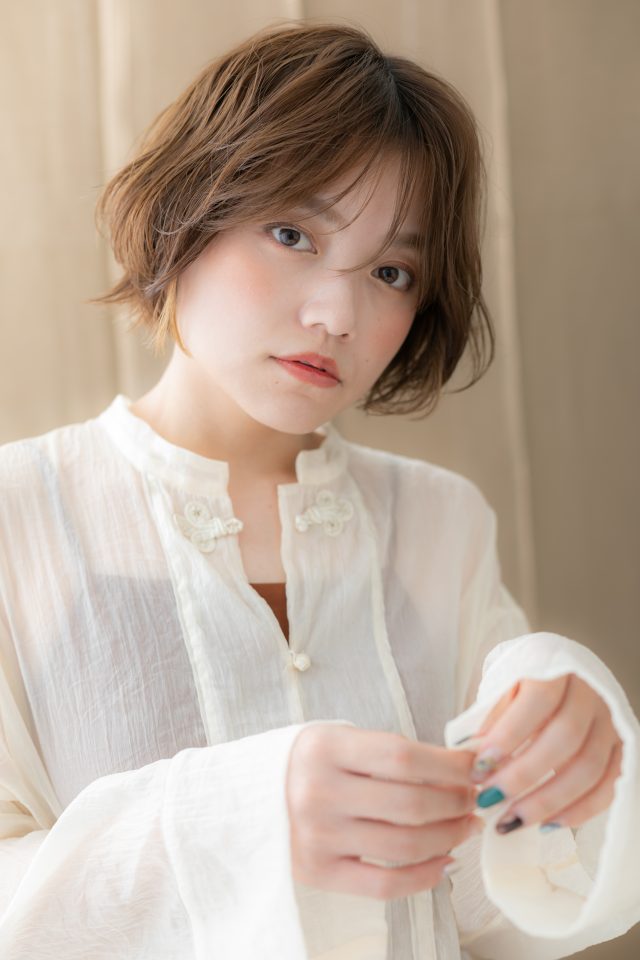 20代30代40代50代大人かわいい流れるレイヤーマッシュショート