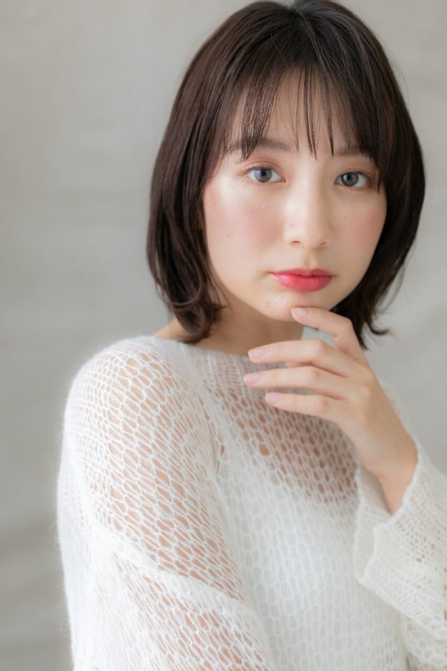 20代30代40代♪大人かわいいツヤ髪くびれ小顔外ハネボブ
