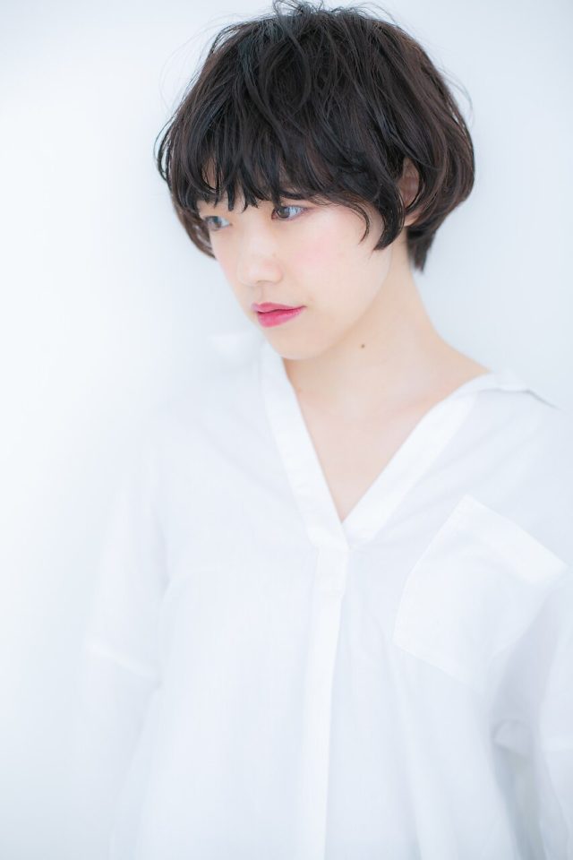 20代30代40代ニュアンス感♪マッシュヘアひし形ショート