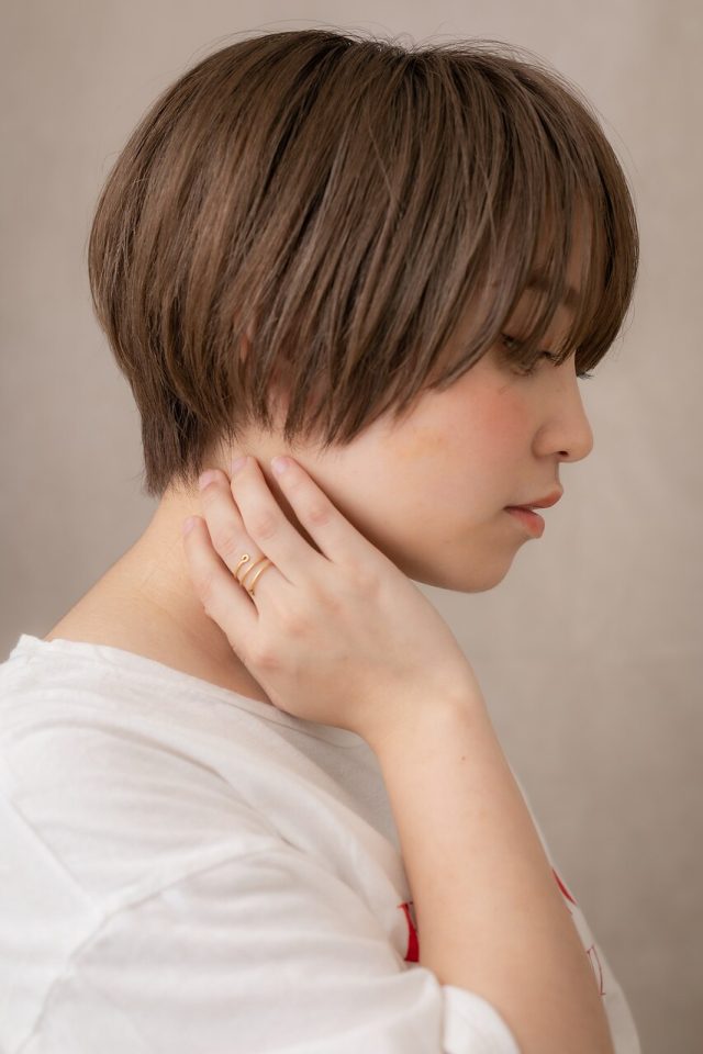 10代20代30代♪大人可愛いフォギーベージュ小顔マッシュ