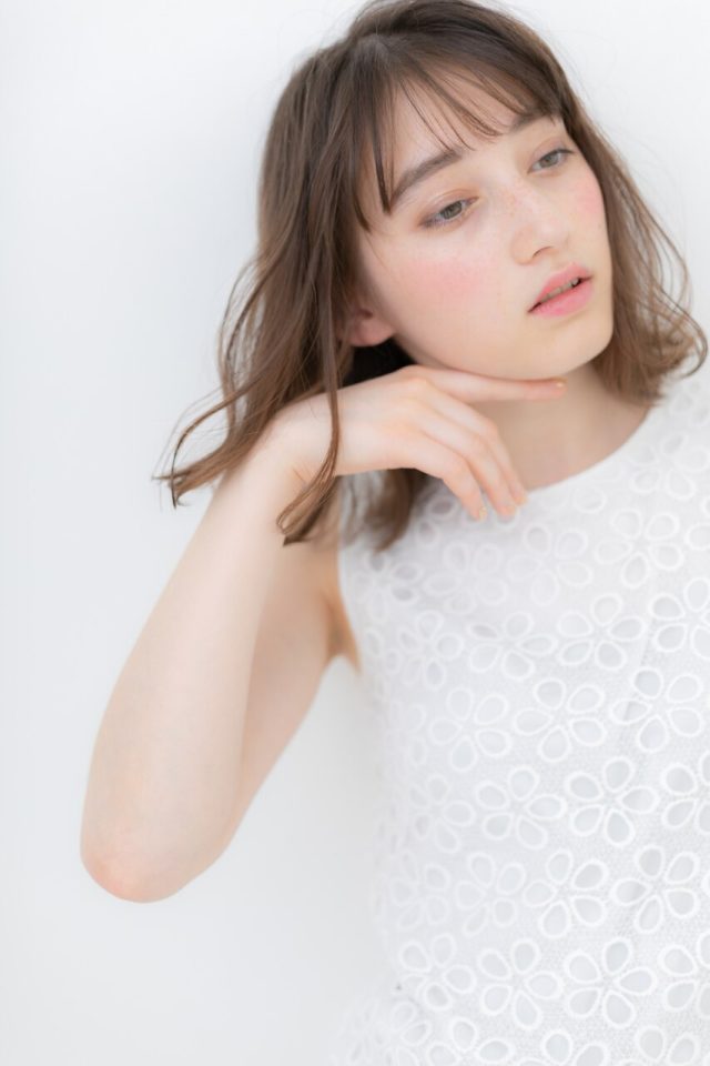 20代30代40代★大人かわいいくせ毛風カール小顔外ハネボブ