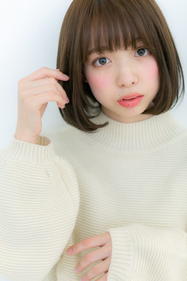 10代20代30代☆好感度大♪前下がり黒髪ナチュラルボブディ