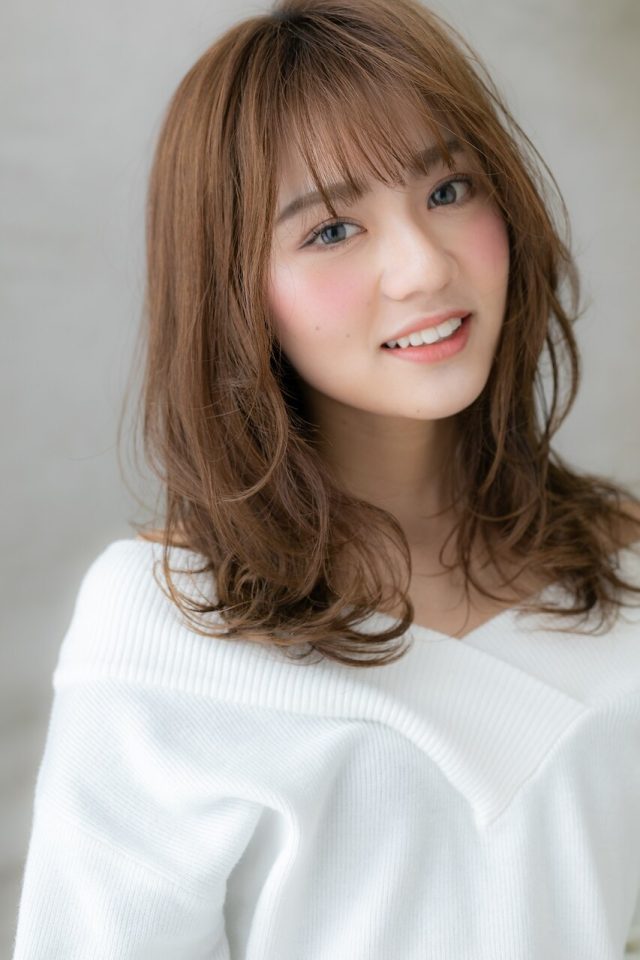 20代30代40代大人可愛いシースルー前髪こなれヘア★