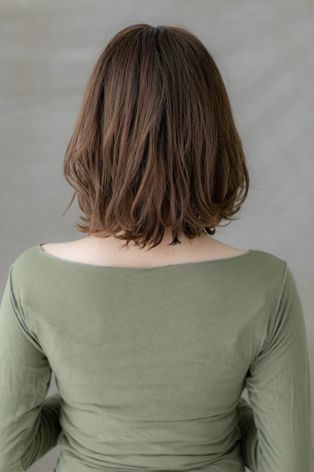 10代20代30代フェザーバング外国人風小顔カールボブ