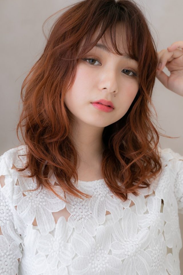 10代20代30代アンニュイ抜け感セミウェットウェーブ