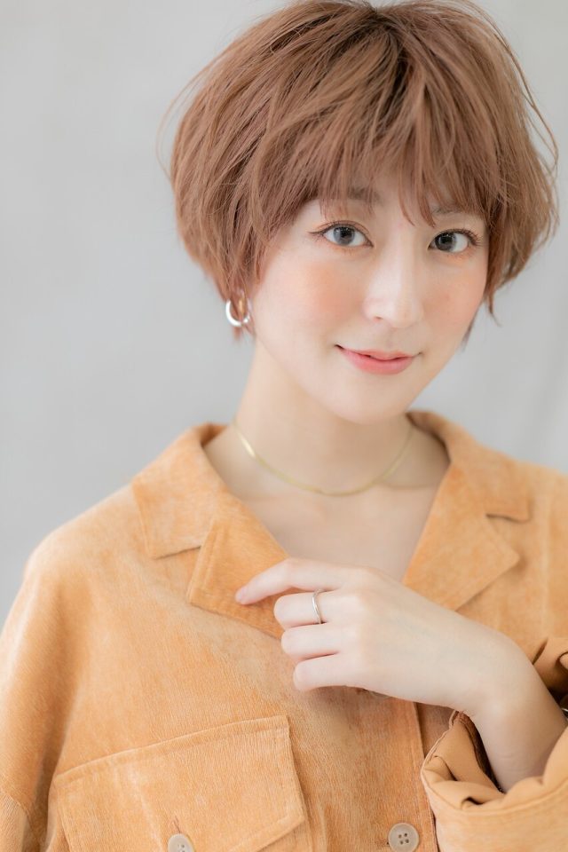 10代20代30代外国人風ハイトーンカラーマッシュヘア