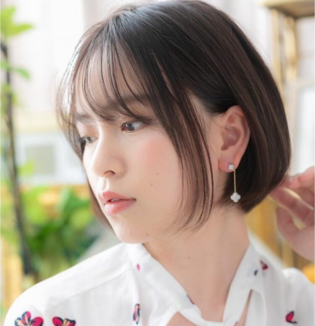 前髪パーマで横顔美人に 北浦和 棟方 ブログ 北浦和の美容室 美容院 Bliss北浦和