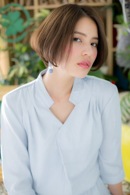 クールボブで美シルエット