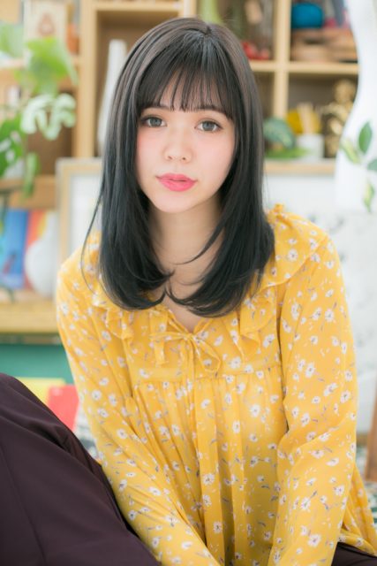 黒髪が大人かわいい...愛されワンカール