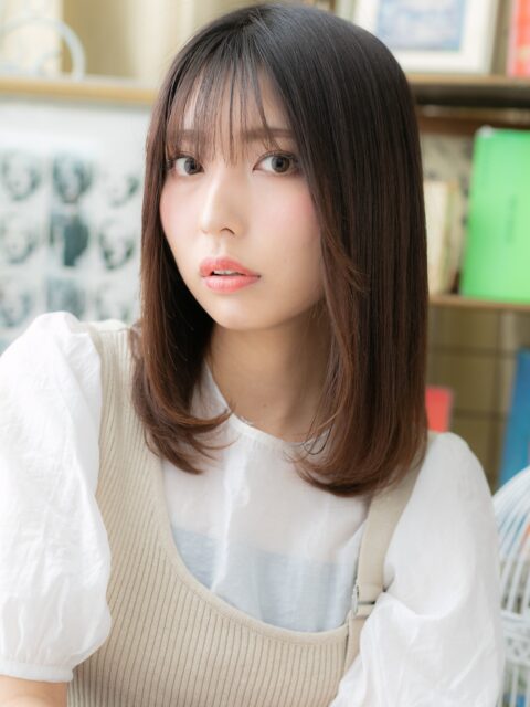 大人可愛いレイヤーカット20代30代