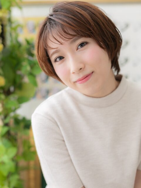 大人可愛いステップボーンマッシュショート20代30代