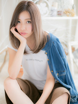 岩崎 志保 ストレート Straight Cover Hair モデル企画 公式 カバーヘアー あなたのなりたいと似合うをcoverする美容室 美容院