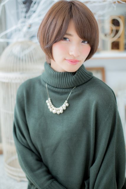 前下がりでクール顔&#8230;大人ボブ