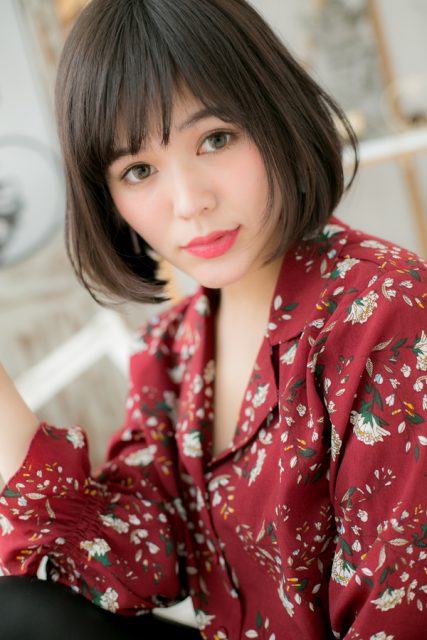 前下がりでクールフェミニン&#8230;大人ボブ