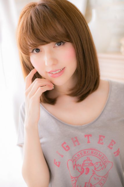 甘く知的な表情に...ワンカールストレート