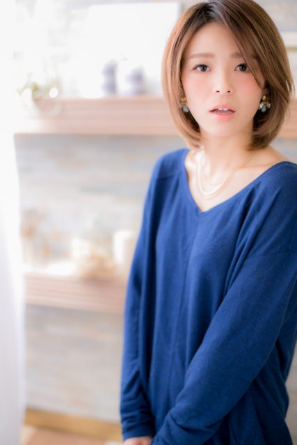 ツヤ感たっぷりの、、、大人顔・ミディ