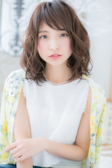 くせ毛風カール♪愛されふわミディ