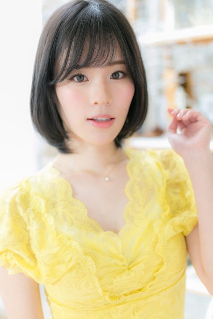 愛され★黒髪＆前下がり★モテストレート