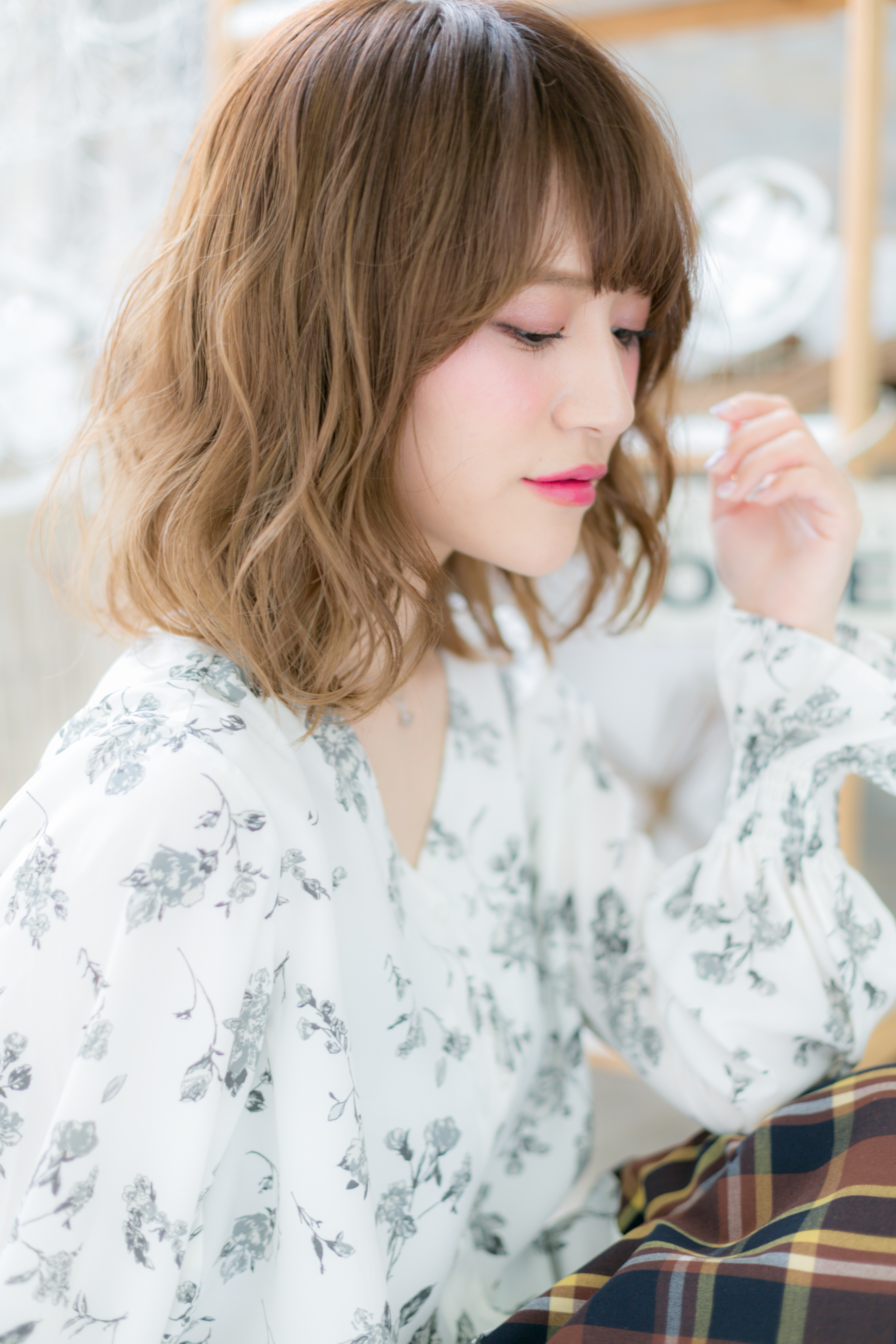 くせ毛風シフォンカールでふんわり感MAX