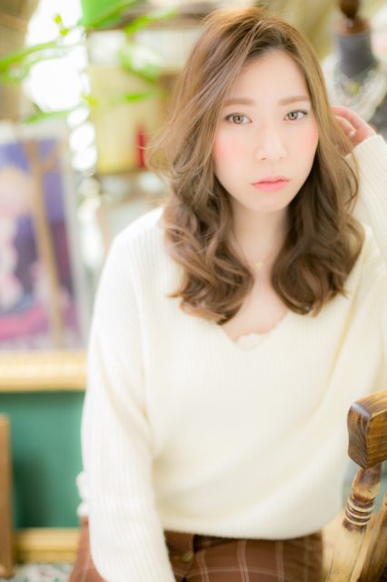 外国人風☆かき上げスタイル