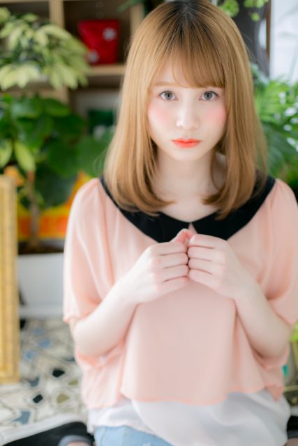 ハイトーンのドーリーストレート