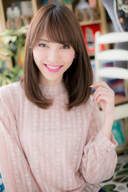 大人かわいい斜めバングで♪お姉さんワンカール