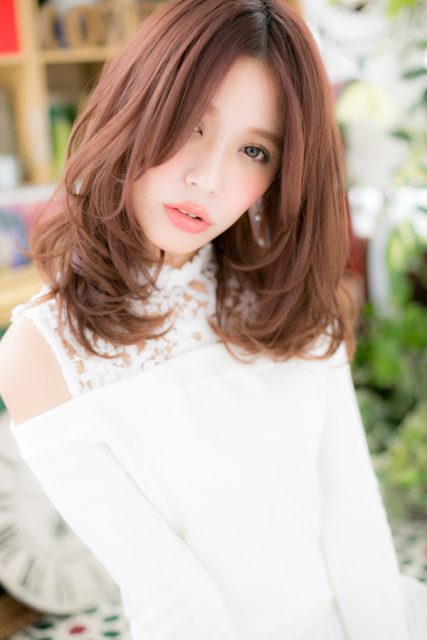 ラブグラマラス！センターパート外国人風カール