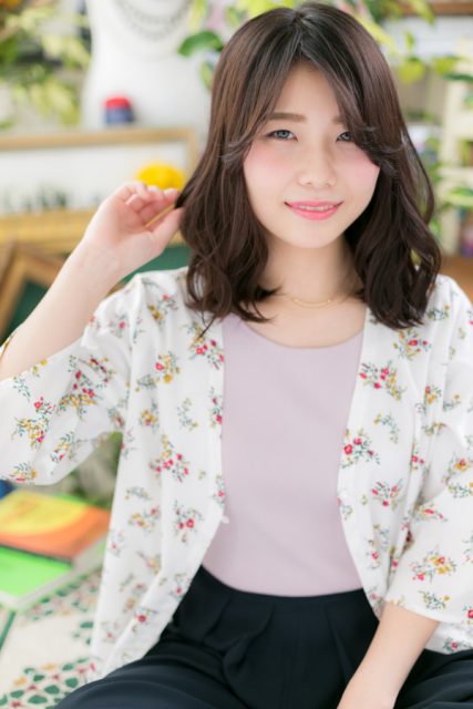 甘めナチュリー＊くせ毛風ミディアムボブ