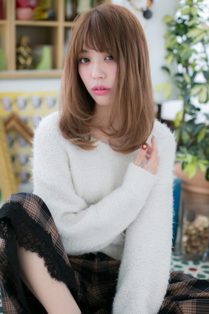 3Dカラー＆斜めバングで♪しっとりワンカール