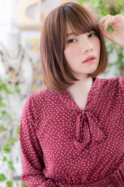 朝楽♪大人かわいいナチュラルボブスタイル