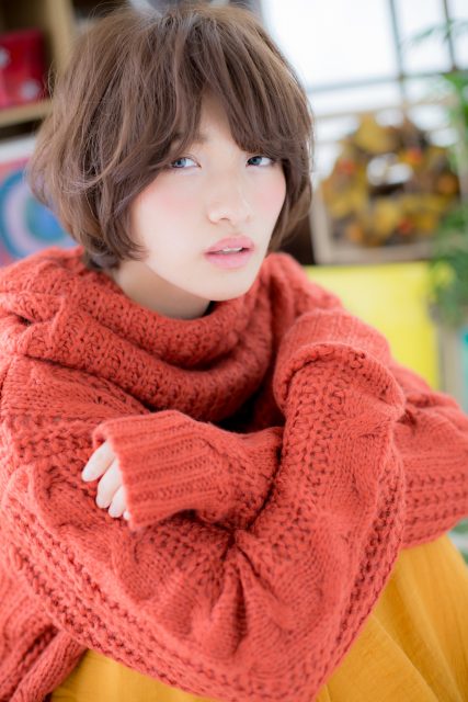 ほっこり大人かわいい★くせ毛風ボブ